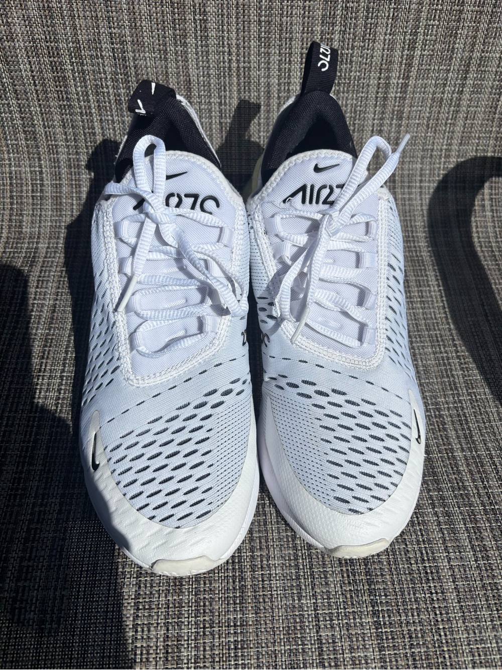 Women’s Nike Air Max 270 Women’s White/Black Sneakers -Size 9 - Picture 5 of 6